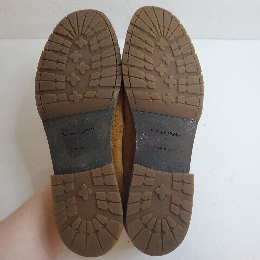 Donald Pliner Mens Lelio Bit Loafers Size 11 Brown Leather Slip On Almond Toe - Picture 8 of 13